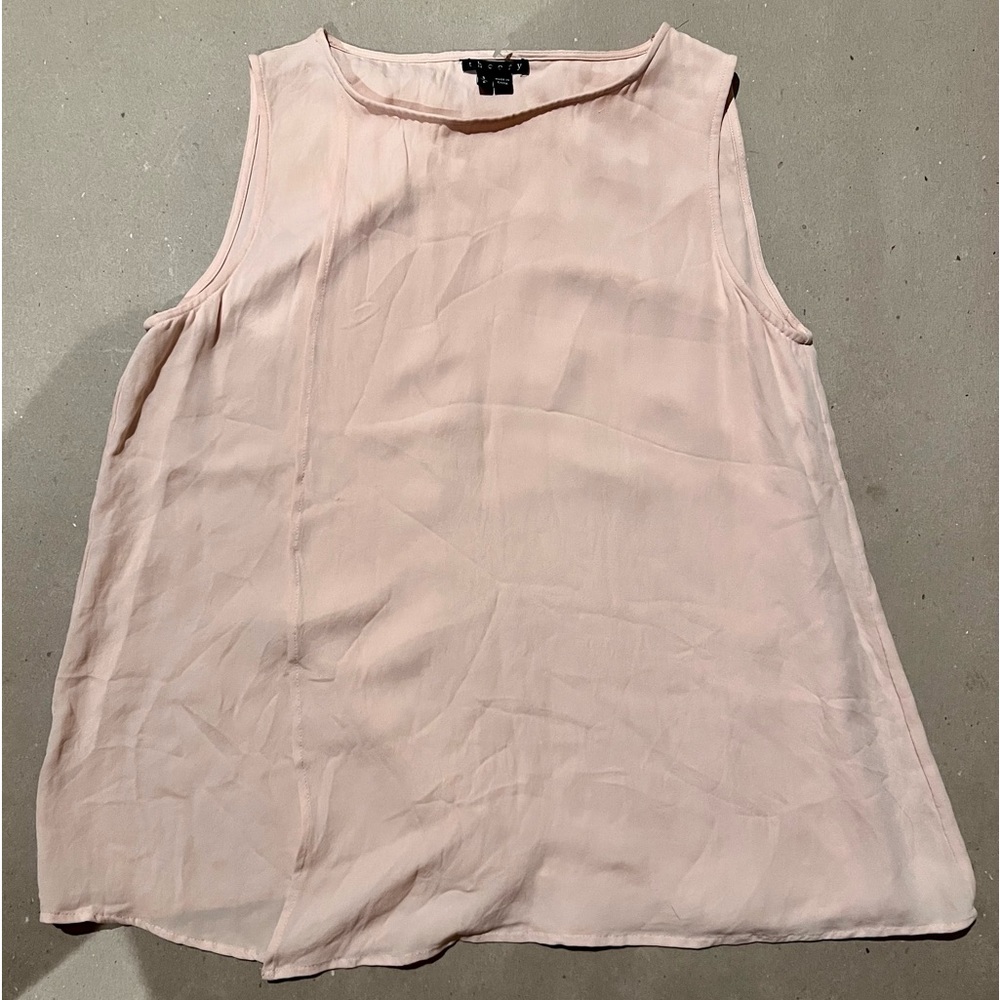 Theory Maidena Silk Sleeveless Blouse (New without tag)